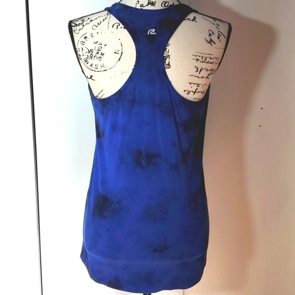 Road Runner Sports- Royal blue/Black Racerback Active Tank Sz.L - Picture 3 of 4